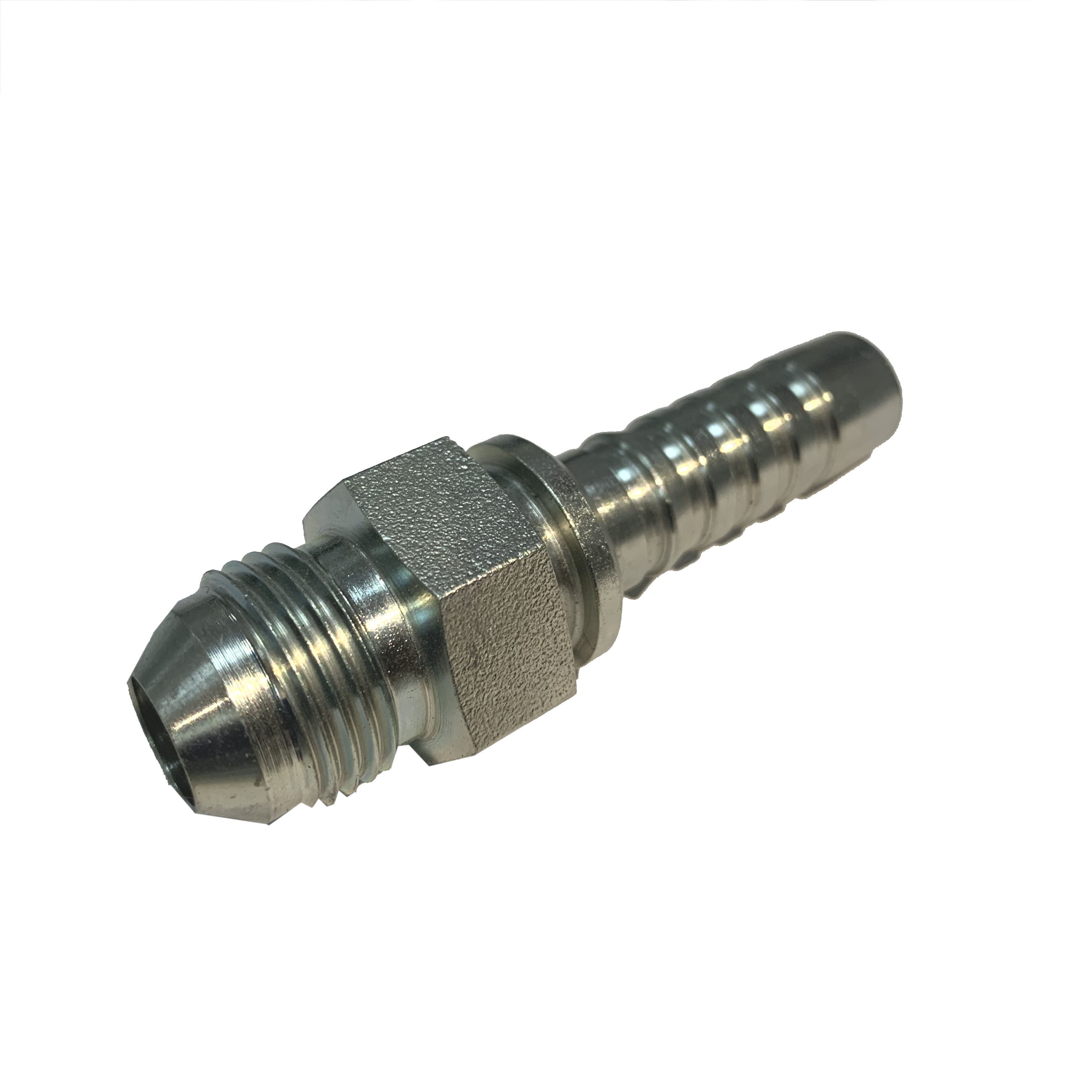 Forged Carbon Steel Barbed to NPT Thread Hose Fitting